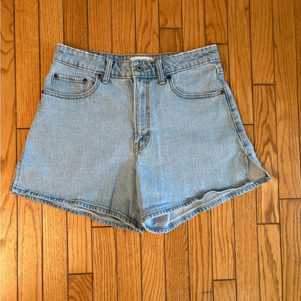 Abercrombie & Fitch Light Blue Denim Jean Shorts